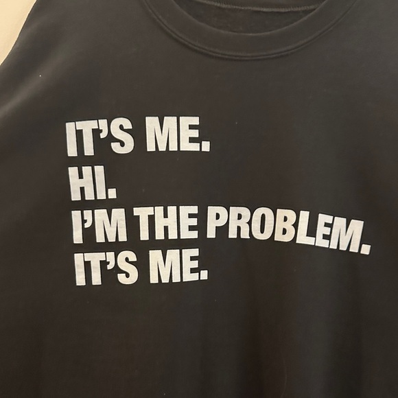 Taylor Swift Problem Pullover Sweatshirt - Picture 3 of 4